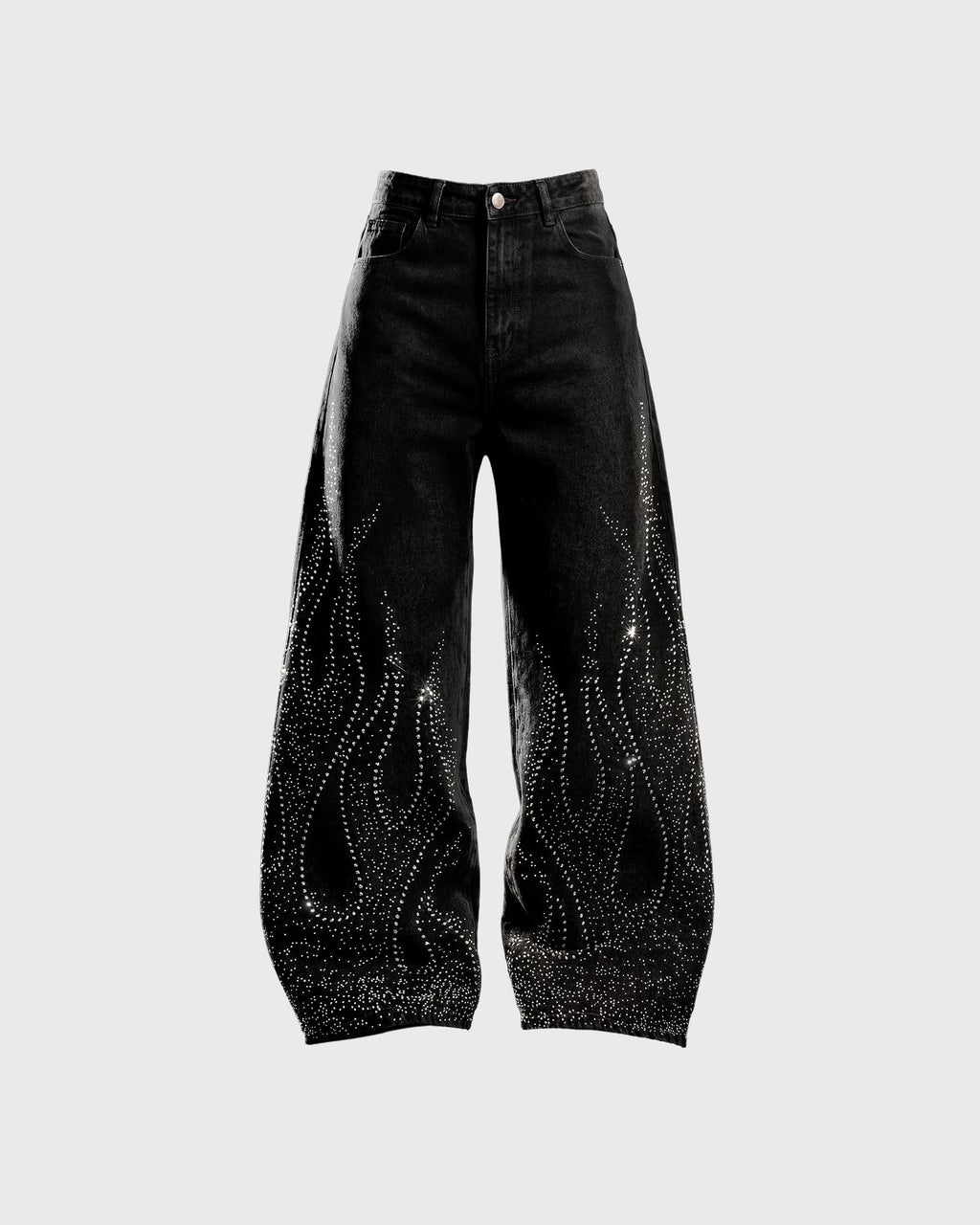 Denim Flame — Full Black
