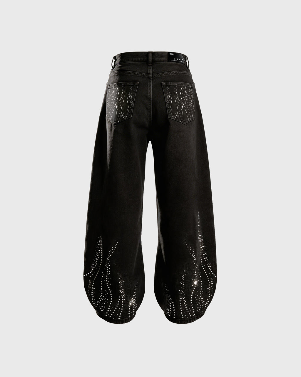 Denim Flame — Full Black