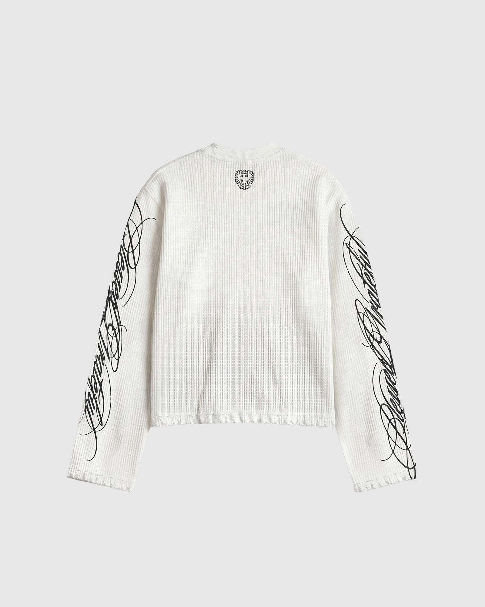 Long Sleeves – Script Basics White