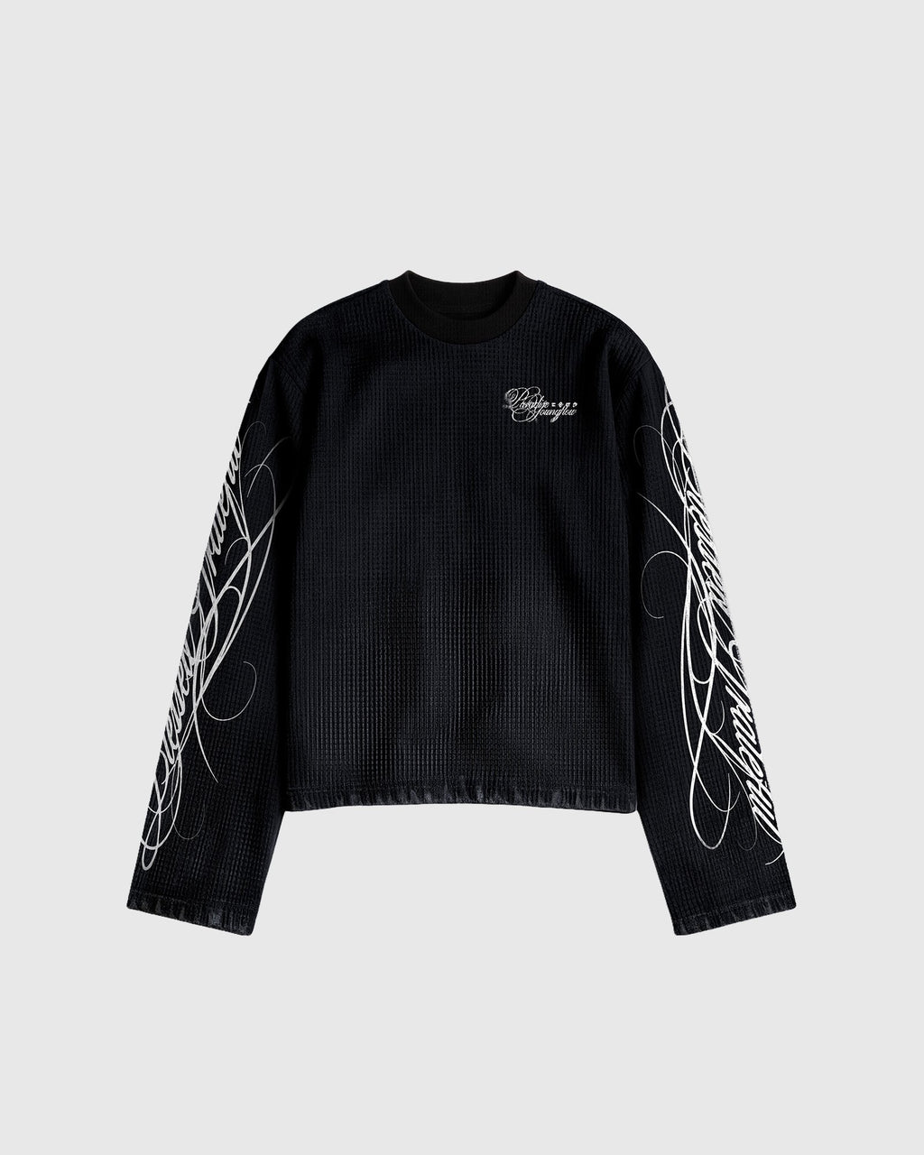 Long Sleeves – Script Basics Black
